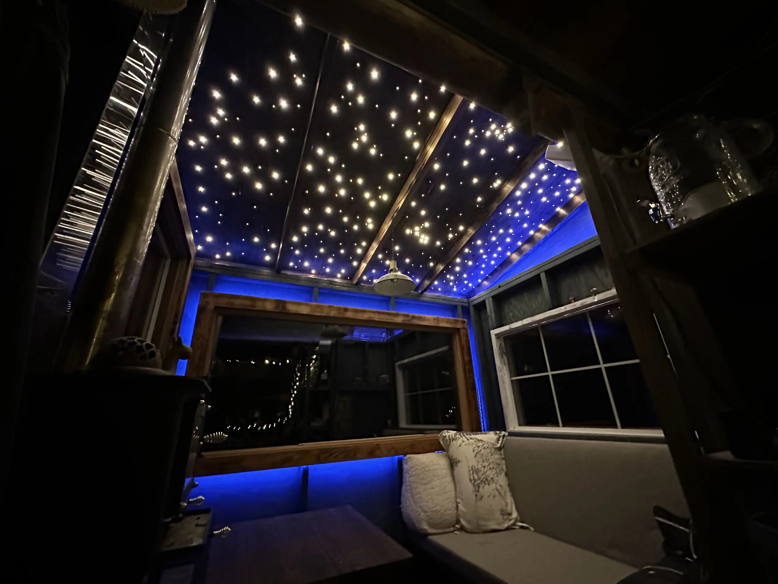 Starry night ceiling